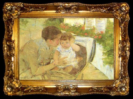 framed  Mary Cassatt Susan Comforting the Baby, ta009-2